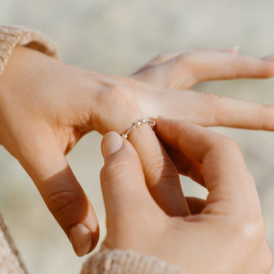 Fidget Perle-Ring